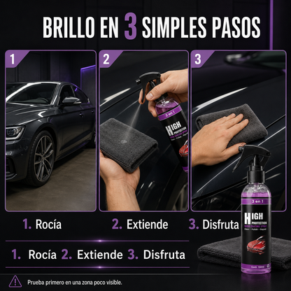 Protector Auto 3 En 1 Cera Spray 150 ml